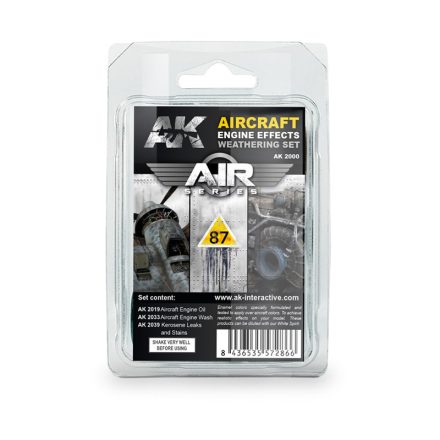 AK Interactive Aircraft Engine Weathering Set
