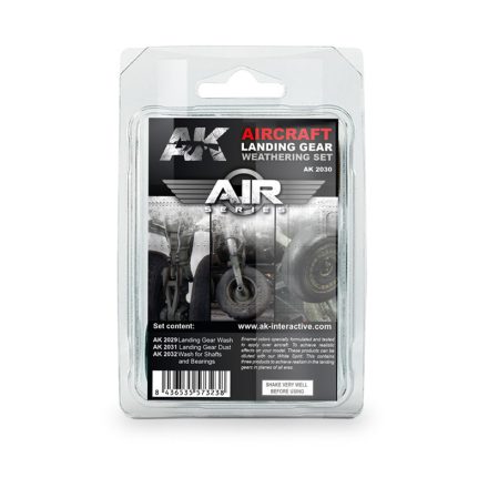 AK Interactive Aircraft Landing Gear Weathering Set