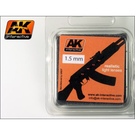 AK Interactive Light Lenses - Red 1,5mm