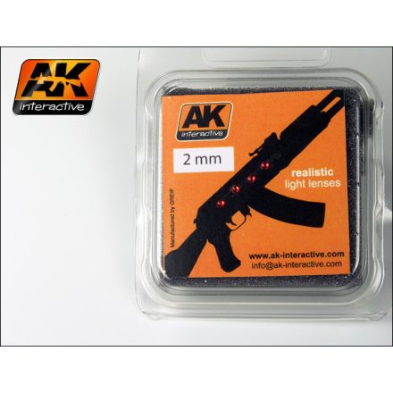 AK Interactive Light Lenses - Red 2mm