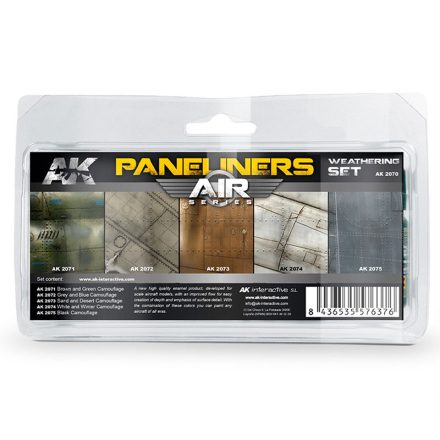 AK Interactive  Paneliners Weathering Set 