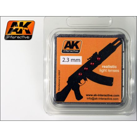 AK Interactive Light Lenses - Red 2,3mm