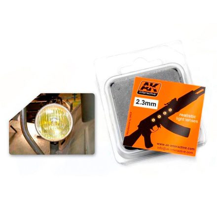 AK Interactive Light Lenses - Amber 2,3mm