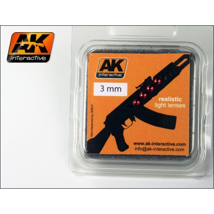 AK Interactive Light Lenses - Red 3mm