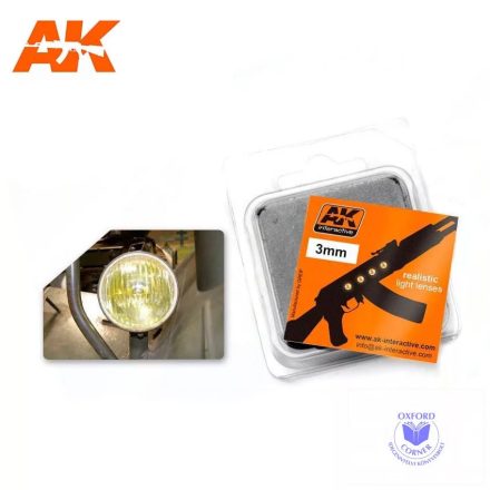 AK Interactive Light Lenses - Amber 3mm