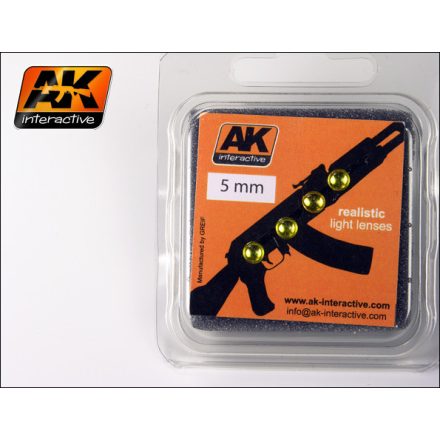 AK Interactive Light Lenses - Amber 5mm