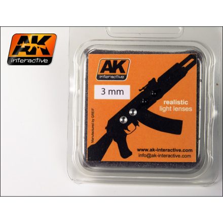 AK Interactive Light Lenses -  Black & White 3mm