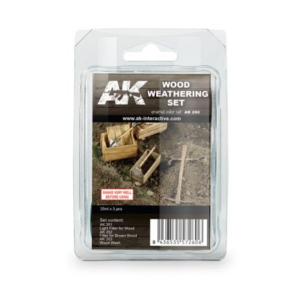 AK Interactive Sets - Wood Weathering Set