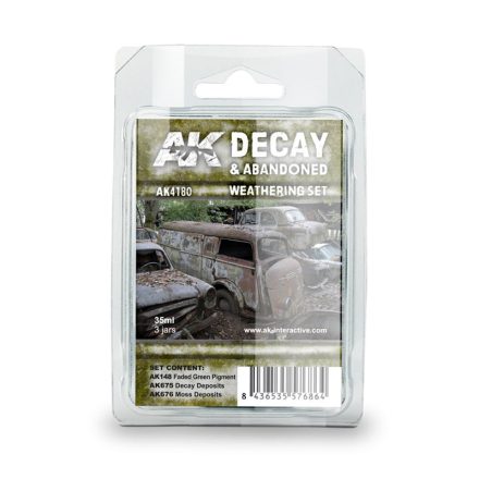 AK Interactive Decay & Abandoned Weathering Set