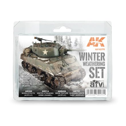 AK Interactive Sets - Winter Weathering Set 