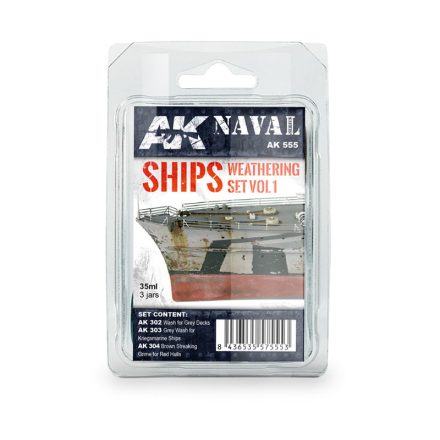 AK Interactive Sets - Ships Vol.1 Weathering Set 
