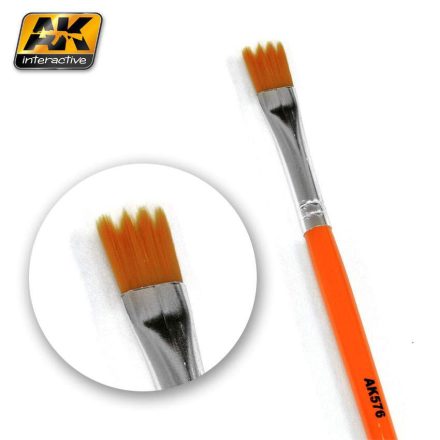 AK Interactive Brushes - WEATHERING BRUSH SAW SHAPE
