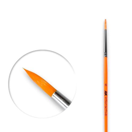 AK Interactive Brushes - ROUND BRUSH 6 SYNTHETIC