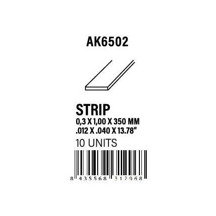 AK Interactive Strip 0.30 x 1.00