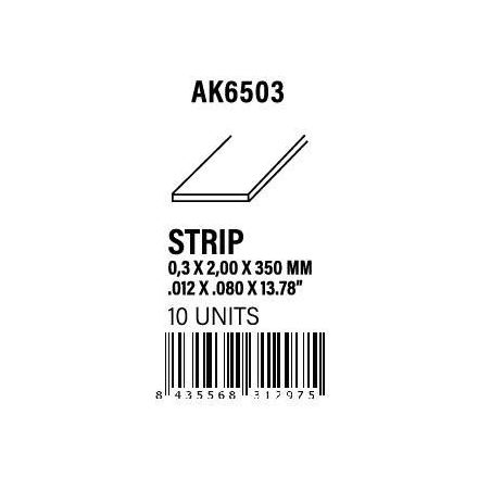 AK Interactive Strip 0.30 x 2.00