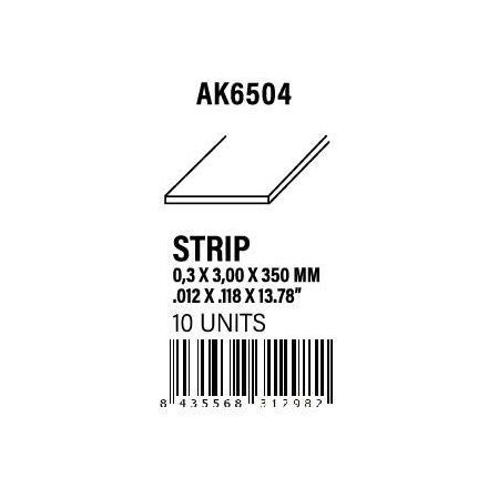 AK Interactive Strip 0.30 x 3.00