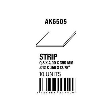 AK Interactive Strip 0.30 x 4.00