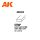 AK-Interactive Strips 0.75 x 2.00 x 350mm - STYRENE STRIP