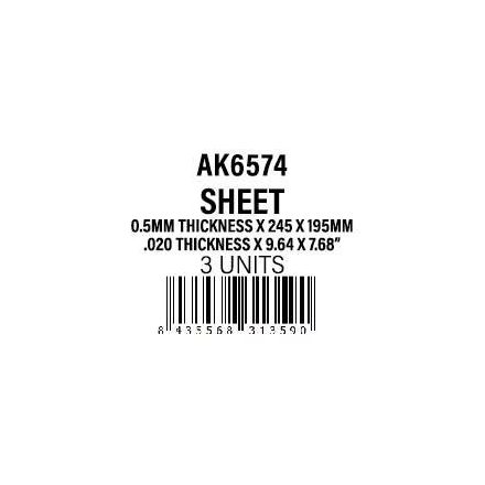 AK Interactive Sheet 0.50 mm