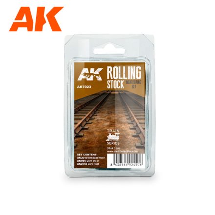 AK Interactive Trains Weathering ships SETS - ROLLING STOCK WEATHERING SET TRAIN SERIES