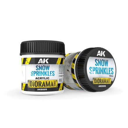 AK Interactive Vignettes texture products - SNOW SPRINKLES - 100ml (Acrylic)