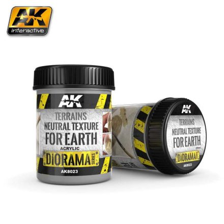 AK Interactive Vignettes texture products - TERRAINS NEUTRAL TEXTURE - 250ml (Acrylic)