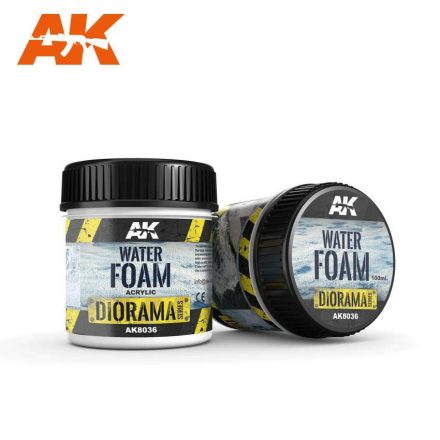 AK Interactive Vignettes texture products - WATER FOAM - 100ml (Acrylic)