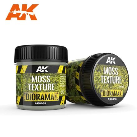 AK Interactive Vignettes texture products - MOSS TEXTURE - 100ml (Foam)