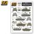 AK Interactive WET Transfers - War in AFGHANISTAN Nosthern Alliance tanks and AFV