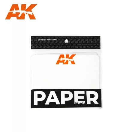 AK Interactive Tools - PAPER (wet pallete replacement) 40 units.