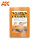 AK Interactive Carving foam 8mm A5 Size (228 x 152 mm)