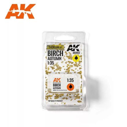 AK Interactive Realistic leaves - Birch Autumn 1:35 (High Quality)