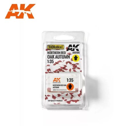 AK Interactive Realistic leaves - Northern Red Oak Autumn 
