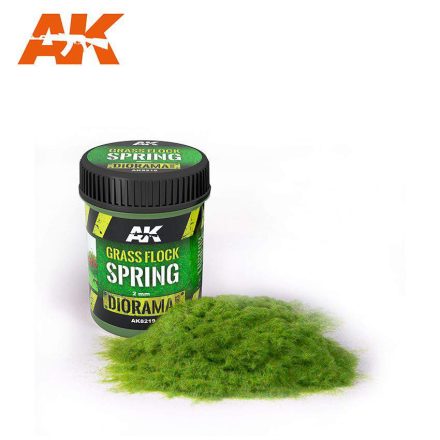AK Interactive Tufts - Grass Flock 2mm Spring