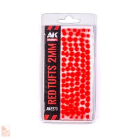 AK Interactive tufts, Red fantasy tufts