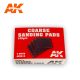 AK Interactive Coarse sanding pads 120 Grit. 4 units