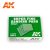 AK Interactive Sandpaper - Super Fine Sanding Pads 800 grit.4 units