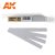 AK Interactive Sandpaper - Dry Sandpaper 800 grit x 50 units