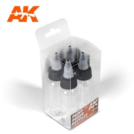 AK Interactive Complements - Paint Doser Bottles 4x30 ml