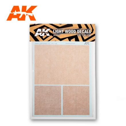 AK Interactive WET Transfers - CALCAS DE MADERA CLARA