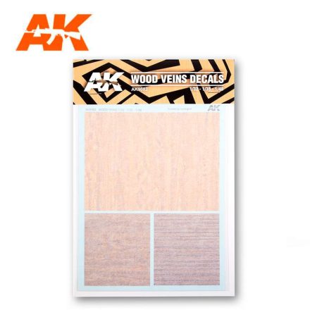 AK Interactive WET Transfers - CALCAS DE MADERA CON VETA