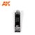 AK Interactive Tools - SET OF 5 SILICONE BRUSHES MEDIUM HARD TIP SMALL