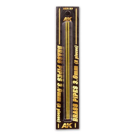 AK Interactive Brass Pipes 3,0mm, 2 Units