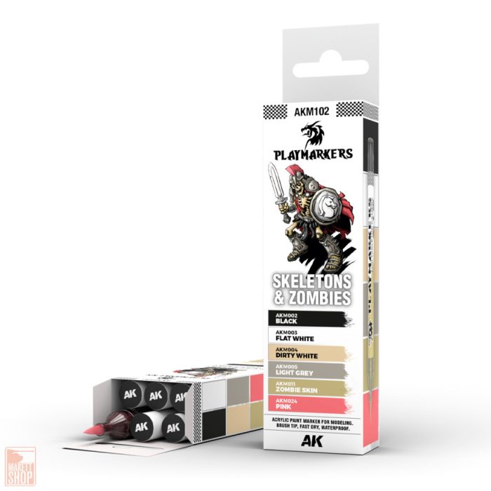 AK-Interactive Playmarkers set Skeletons and Zombies