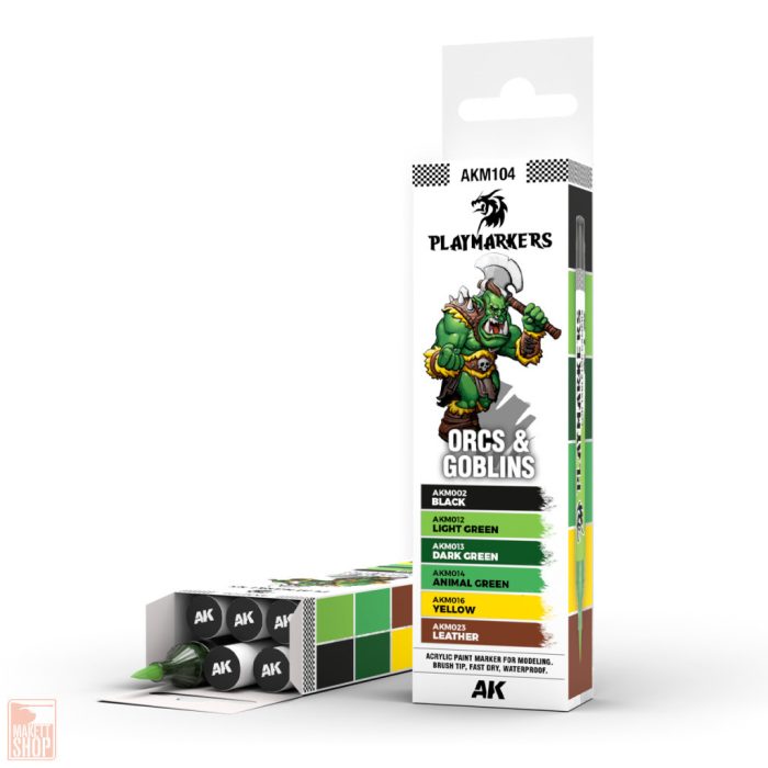 AK-Interactive Playmarkers set Orcs and Goblins
