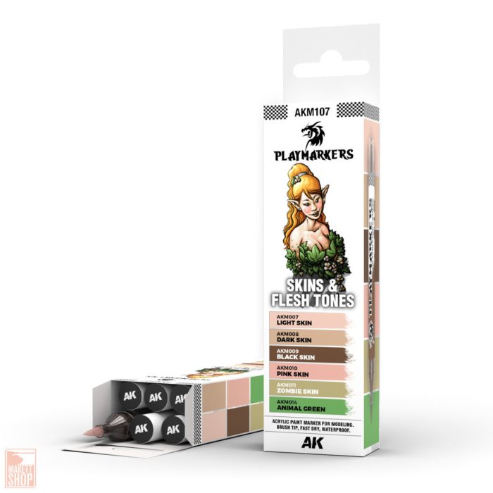 AK-Interactive Playmarkers set Skin and flesh tones