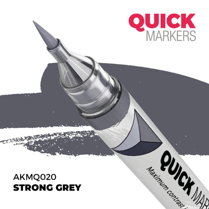 AK-Interactive Quick markers Strong grey