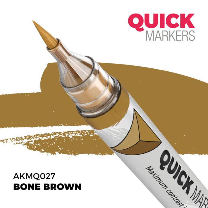 AK-Interactive Quick markers Bone brown