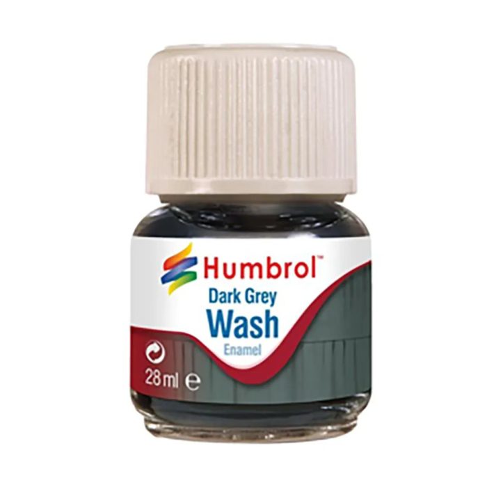 Humbrol Humbrol - Enamel Wash Dark Grey, 28 ml (AV0204)