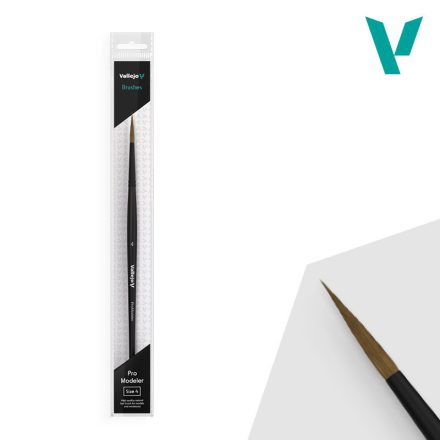 Vallejo Pro Modeler - Natural Hair Round Brush No. 4